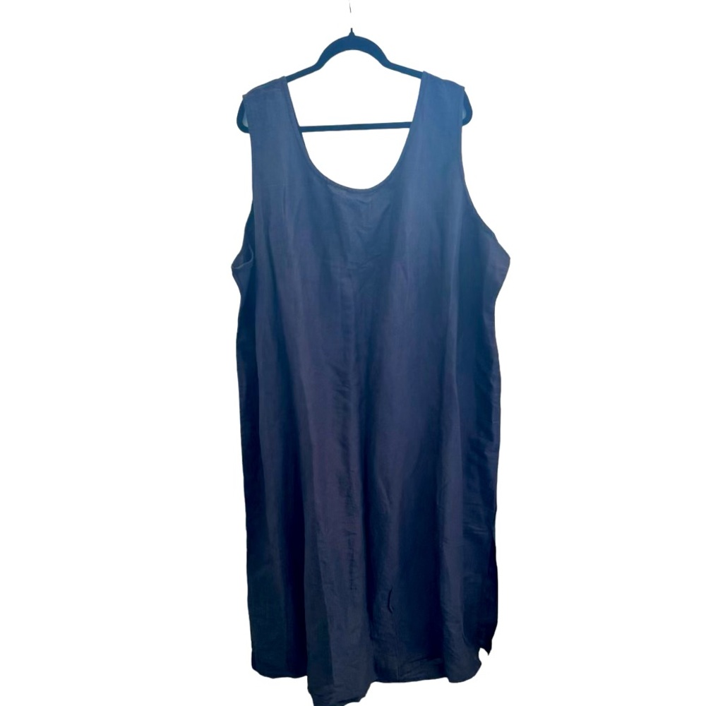 NWT Avenue linen blend sleeveless dress - Picture 2 of 4